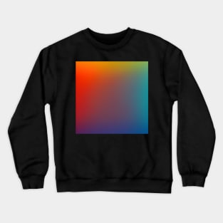 Abstract Color Gradient Orange to Purple Crewneck Sweatshirt